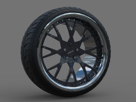 Wheel 002 3D मॉडल