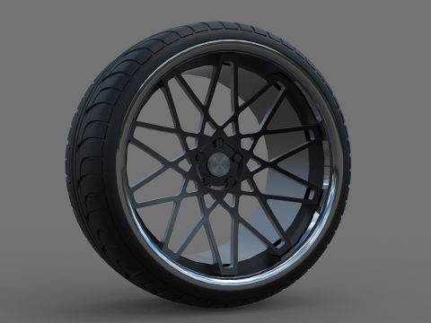 Wheel Rotiform 3D Model