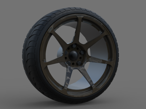 Wheel 003 3D मॉडल