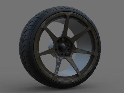ホイール003 3Dモデル