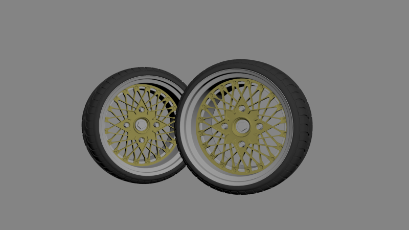 SSR Formula Mesh Wheel Modèle 3D .c4d .max .obj .3ds .fbx .stl .blend 