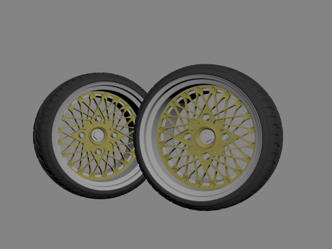 SSR Formula Mesh Wheel 3D मॉडल