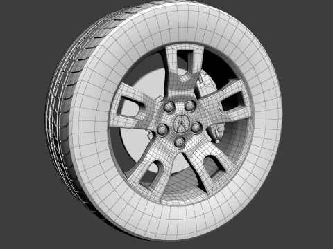 Ruota 004 Modello 3D