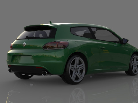Volkswagen Scirocco R 3D Модель