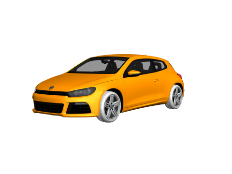 Volkswagen Scirocco R 3D Модель