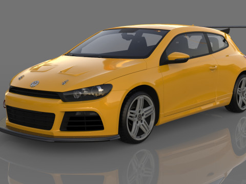 2011 Volkswagen Scirocco R tuning 3D Model