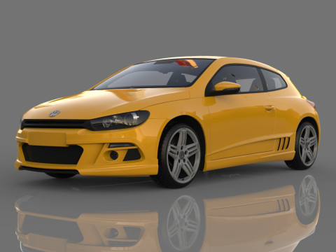2011 Volkswagen Scirocco R tuning 3D Model