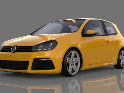 Volkswagen Golf R 3Dモデル