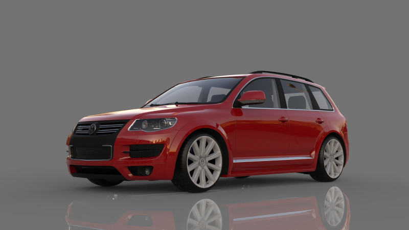 Volkswagen Touareg R50 3D Model .c4d .max .obj .3ds .fbx .stl .blend 