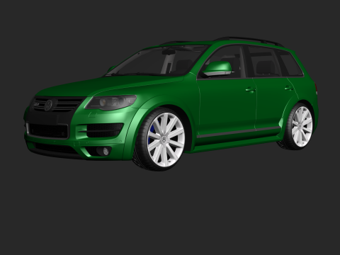 Volkswagen Touareg R50 3D Model