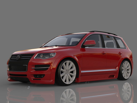 Volkswagen Touareg R50 tuning 3D Model