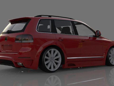 Volkswagen Touareg R50 tuning 3D Model