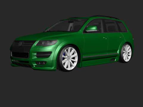 Volkswagen Touareg R50 tuning 3D Model