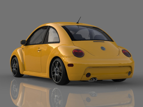 Volkswagen Beetle Turbo 3D 模型