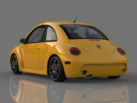 Volkswagen Beetle Turbo 3D Model
