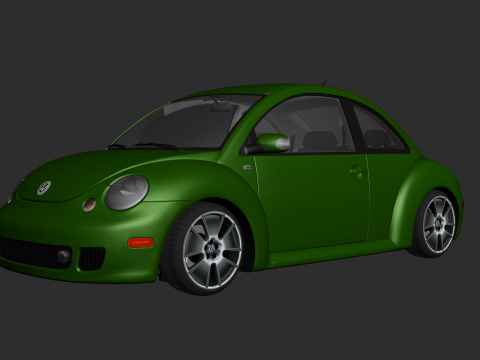 Volkswagen Beetle Turbo 3D 模型