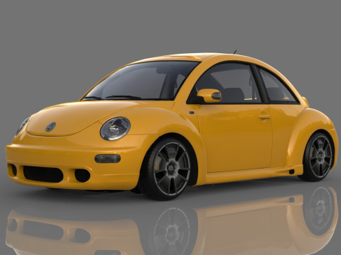 Volkswagen Beetle Turbo tuning 3D Modell