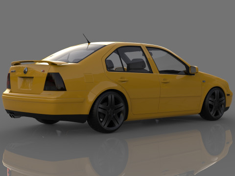 Volkswagen Bora VR6 3D Modell