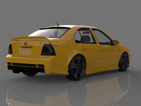 Volkswagen Bora VR6 tuning 3D Model
