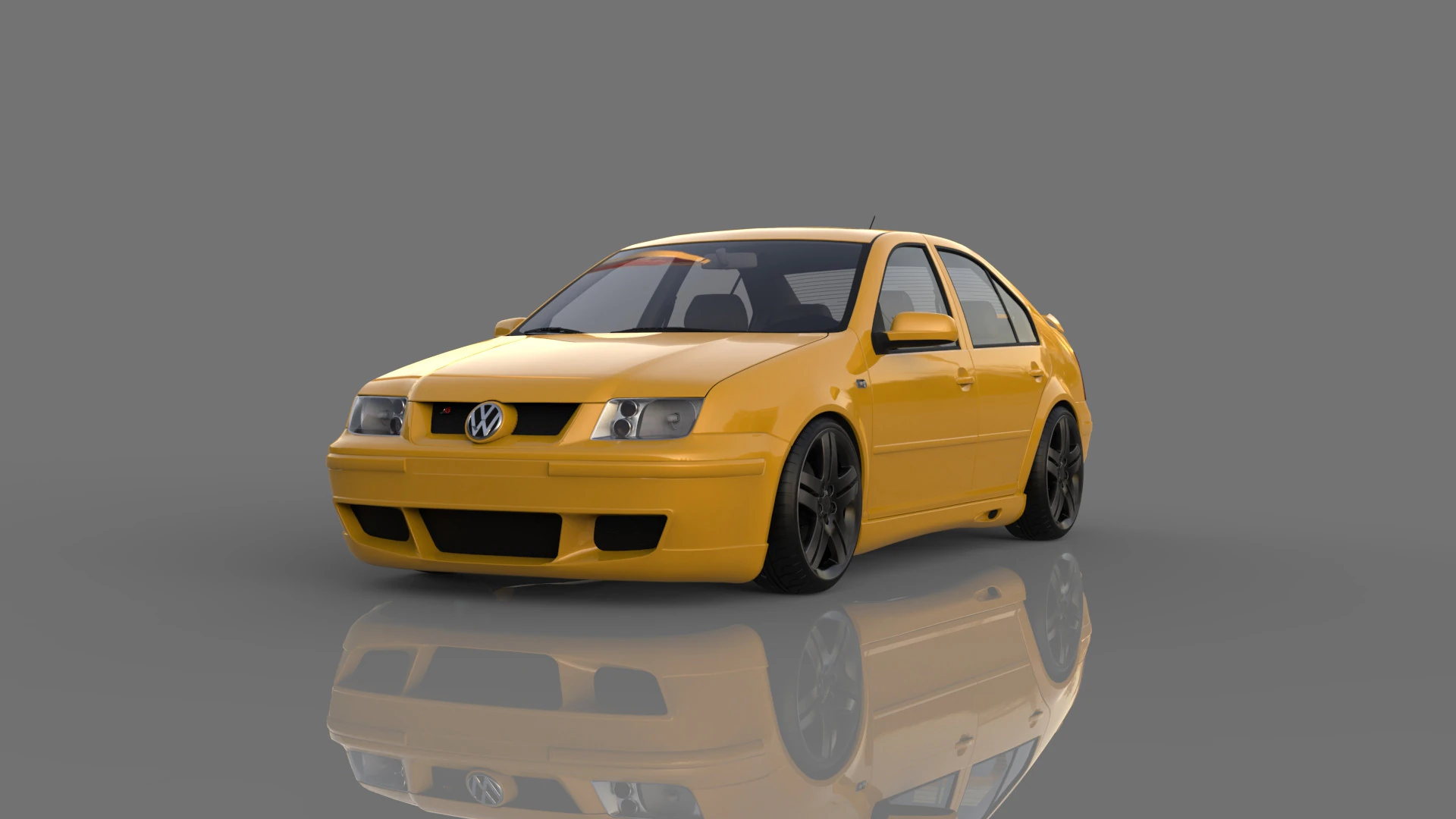 Volkswagen Bora VR6 tuning 3D Model .c4d .max .obj .3ds .fbx .stl .blend 