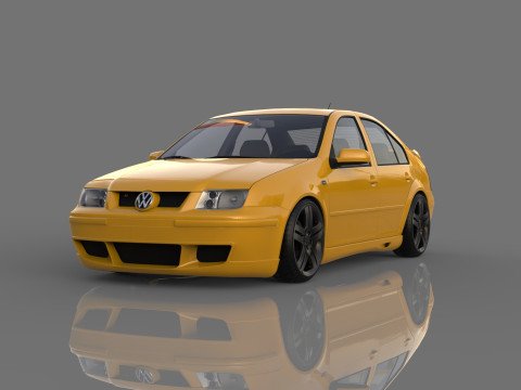 Volkswagen Bora VR6 tuning 3D Modell
