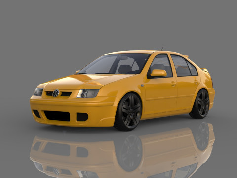 Volkswagen Bora VR6 tuning 3D 模型