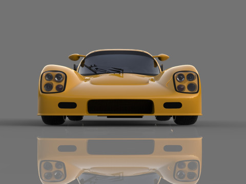 Ultima GTR 3D 模型
