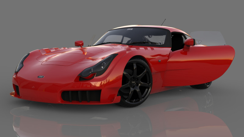 TVR Sagaris 3D Model .c4d .max .obj .3ds .fbx .stl .blend 