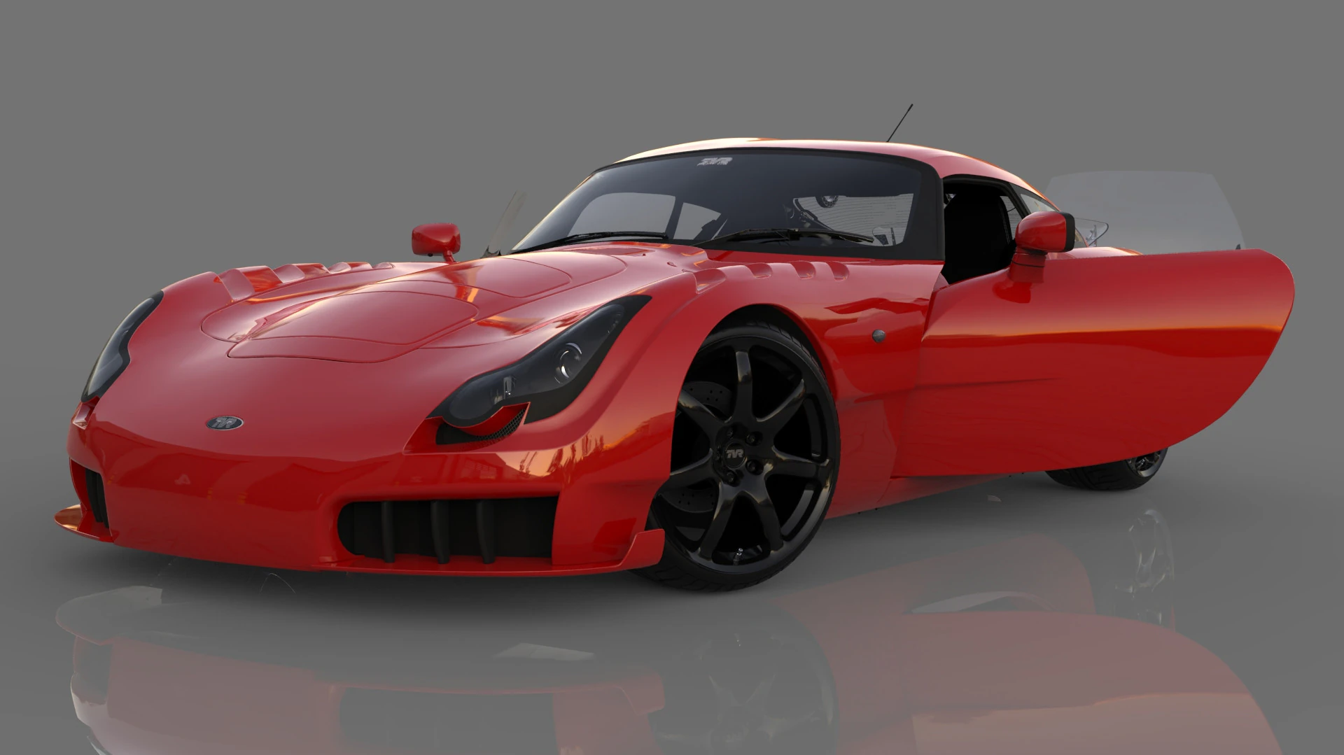 TVR Sagaris 3D Model .c4d .max .obj .3ds .fbx .stl .blend