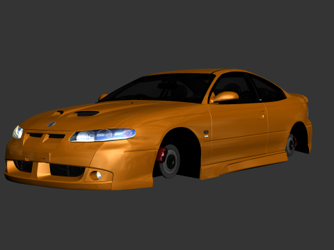 Vauxhall Monaro VXR 3D Model