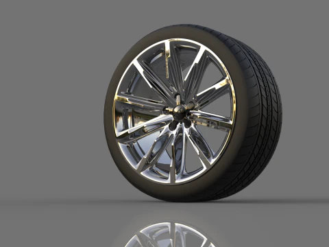 Kolekcja k&oacute;ł samochodowych Model 3D