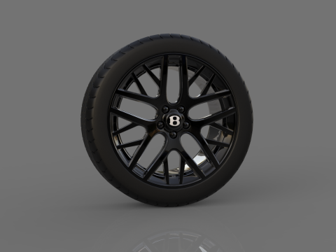 Collection of car wheels 3D Modell