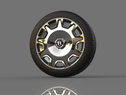 Collection of car wheels 3D Model