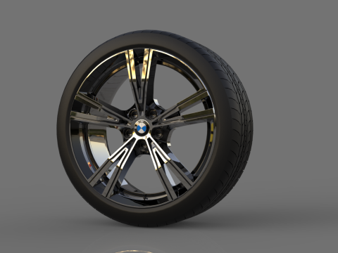 Collection of car wheels 3D Modell