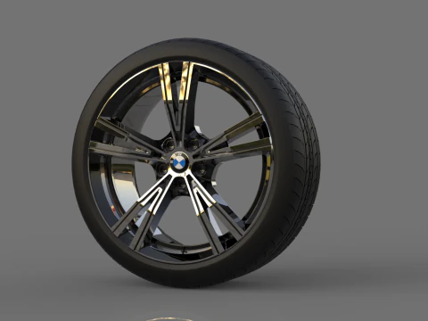 Collection of car wheels 3D Model