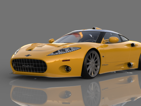 Spyker C8 Aileron Modelo 3D