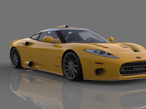 Spyker C8 Aileron 3D Model