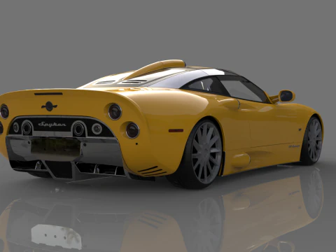 Spyker C8 Aileron 3D Model