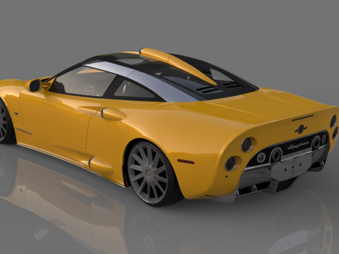 Spyker C8 Aileron 3D Model