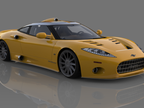 Spyker C8 Aileron 3D Model
