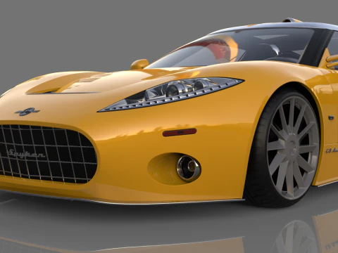 Spyker C8 Aileron 3D Model