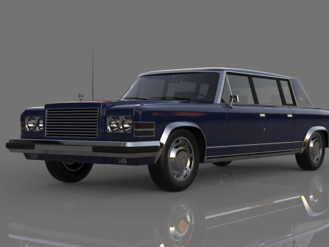 齐尔4104 3D 模型