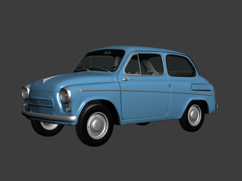 ZAZ 965A Zaporozhets 3D मॉडल