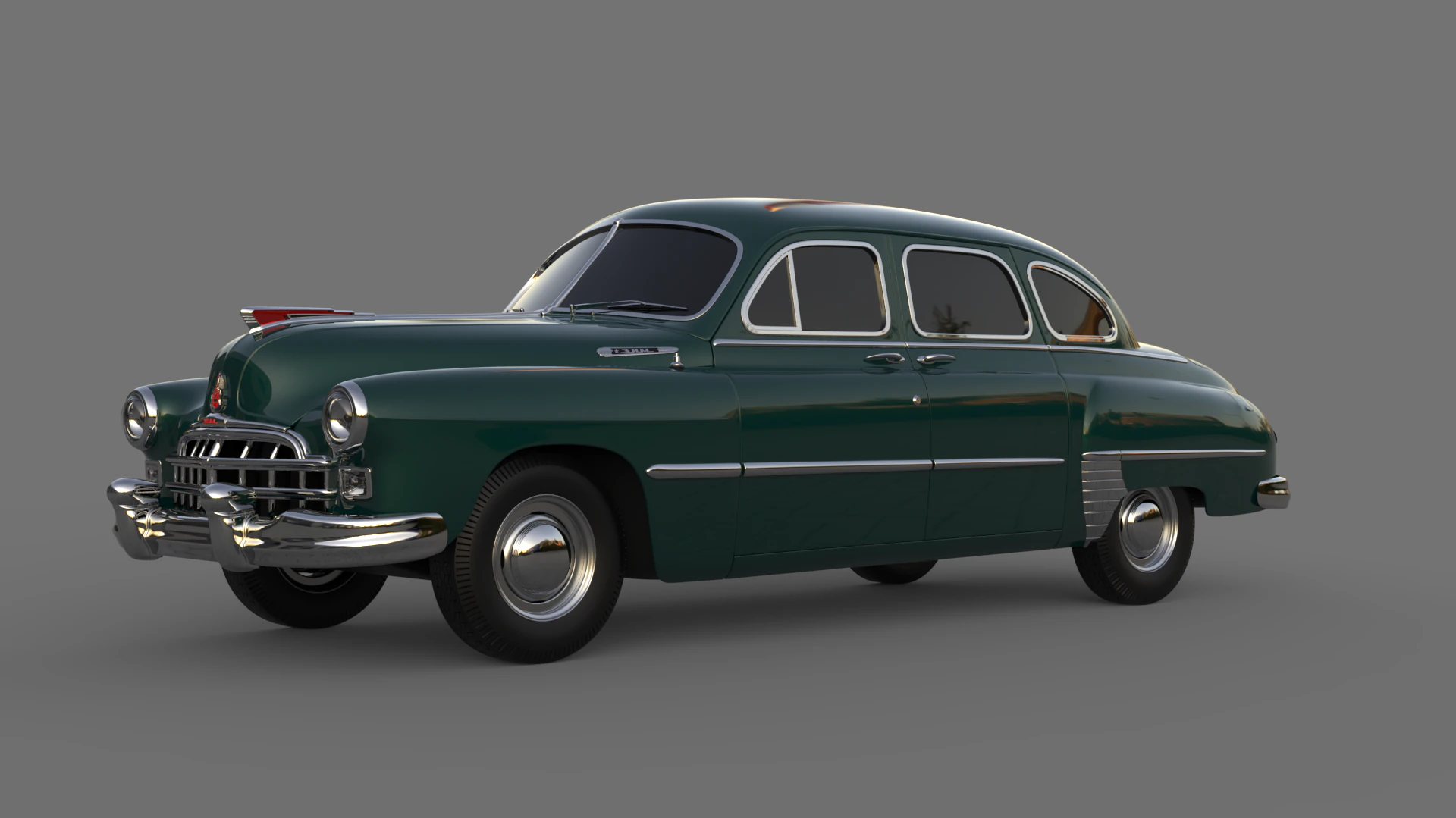 GAZ 12 Zim 3D Model .c4d .max .obj .3ds .fbx .stl .blend 