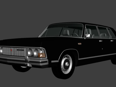GAZ 14 柴卡 3D 模型