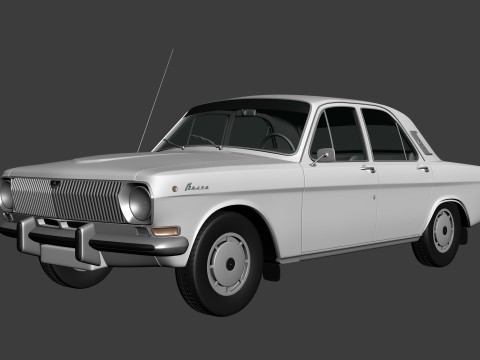 GAZ 24 Volga 3D Model