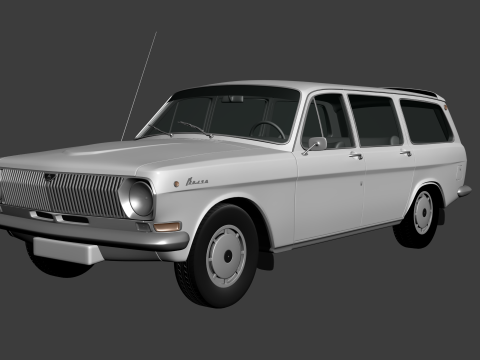 GAZ 24 Volga combi 3D Modell
