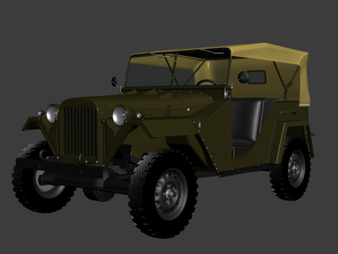 GAZ 67 Model 3D
