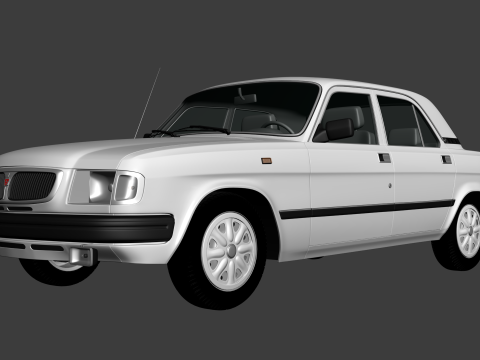GAZ 3110 Volga 2005 Model 3D