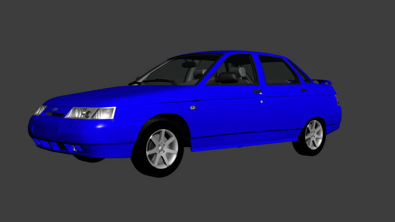 VAZ Lada 2110 Modello 3D .c4d .max .obj .3ds .fbx .stl .blend 